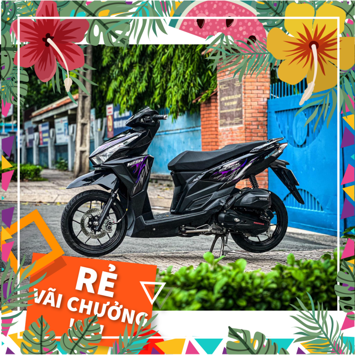 Tem rời Click 125 - Mẫu tem lửa tím 2023