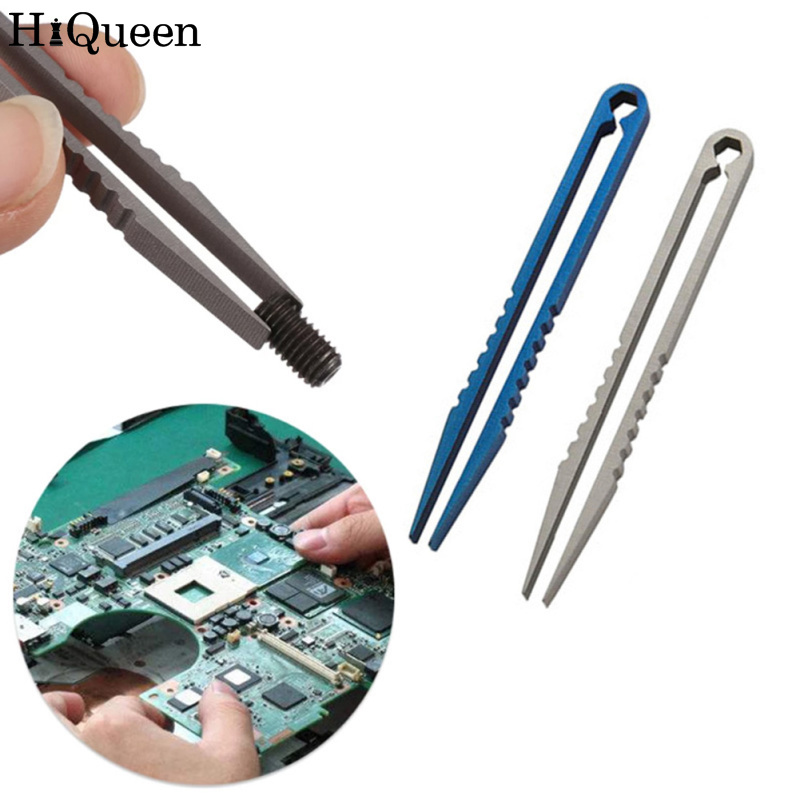 HiQueen Tc4 Clip Tweezer Titanium Alloy Professional Multipurpose Rust-free Outdoor Camping Maintenance Tool