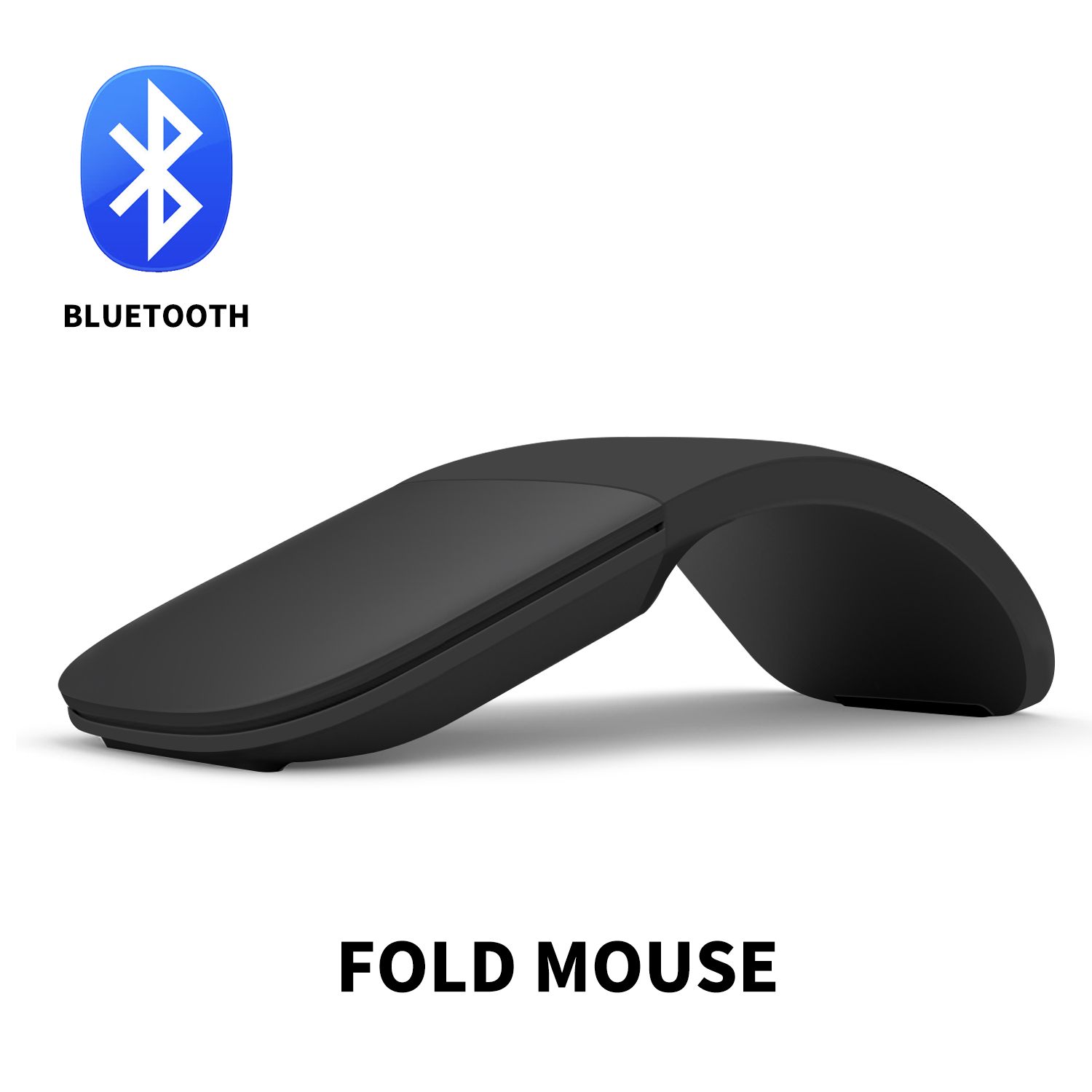 Chuột Gấp tương thích Bluetooth không dây im lặng cho máy tính Microsoft Mac OS