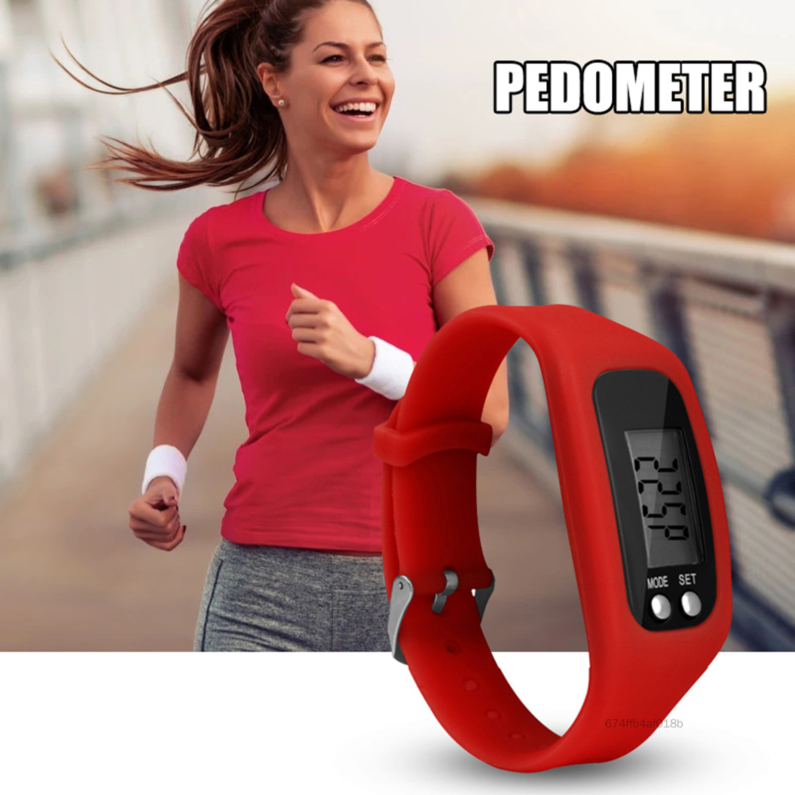 ซิลิโคนสมาร์ทสปอร์ต pedometer สายรัดข้อมือนาฬิกา Pedometer Watch พร้อมจอแสดงผล LCD ใช้งานง่ายเดิน Fitness Tracker สายรัดข้อมือ Digital Step Counter TG-TH ราคา 74 บาท*ส่งฟรี