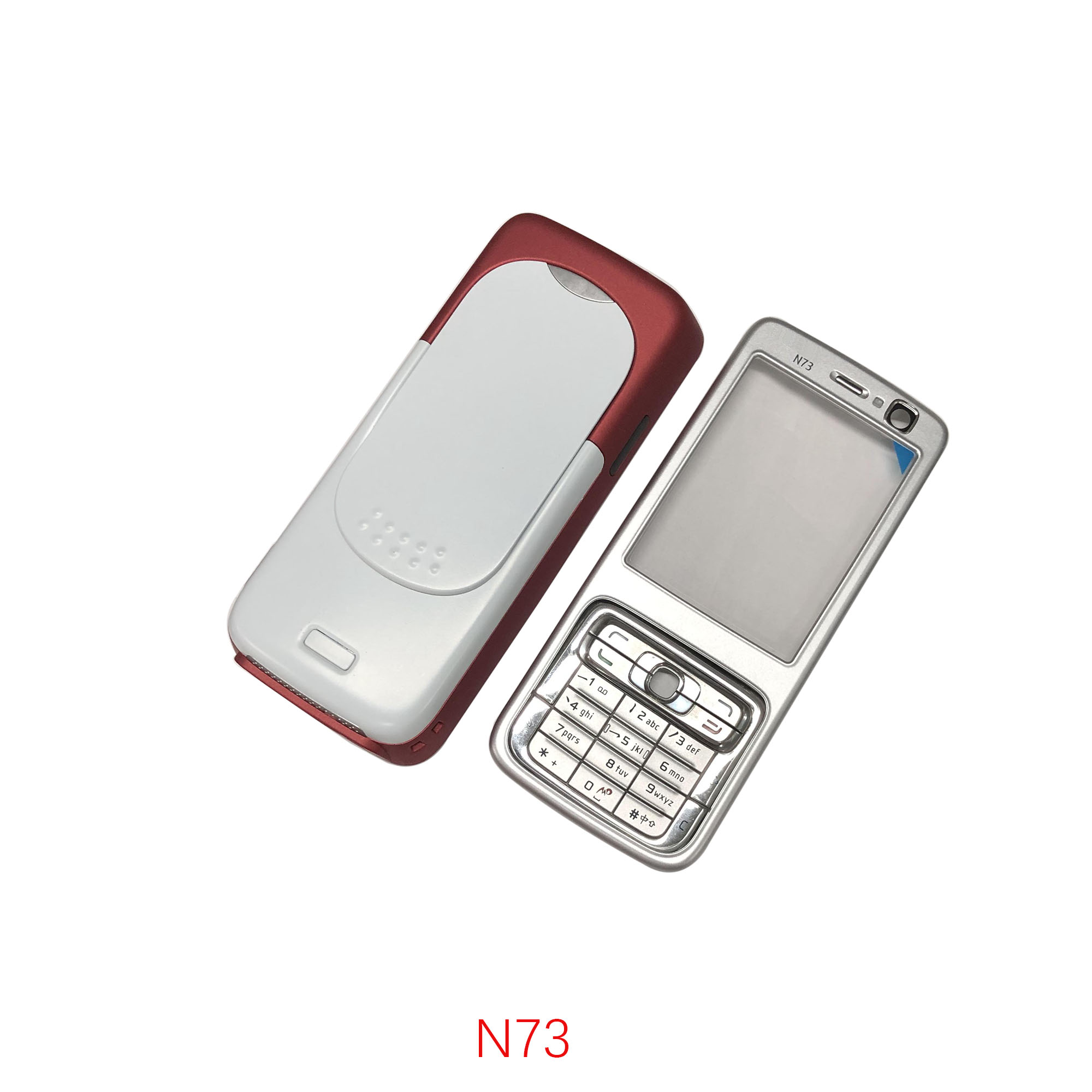 Ốp điện thoại bìa cho nokia E66 điện thoại di động vỏ điện thoại N73 trường hợp bàn phím Ốp lưng pin