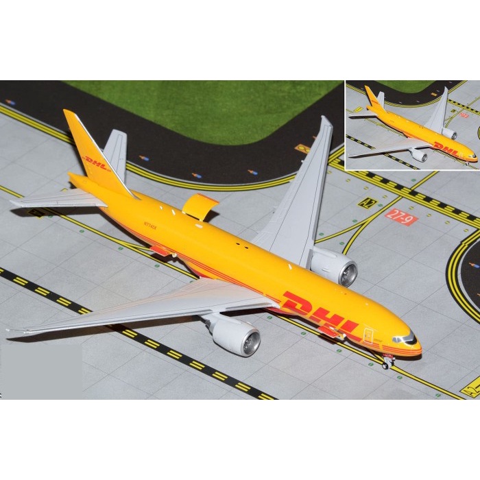 Gemini Jets DHL / Kalitta Air B777-200LRF N774CK Interactive 1/400 Harga 675,000 rupiah*Gratis Ongkir