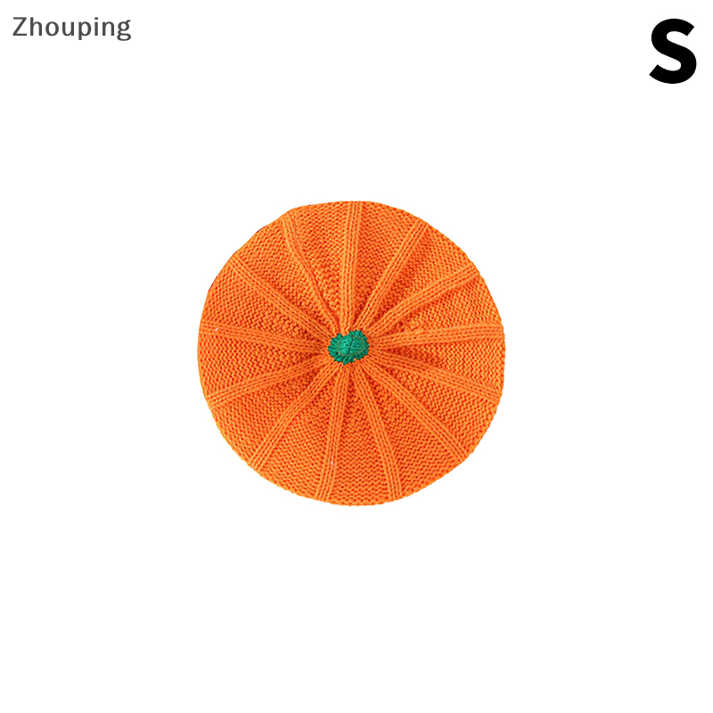 Cute Jewerry Mũ len Mũ len ấm áp trang trí Halloween Mũ Mũ bí ngô 2023 mùa thu và mùa đông Mũ Dệt Kim CHA mẹ-con