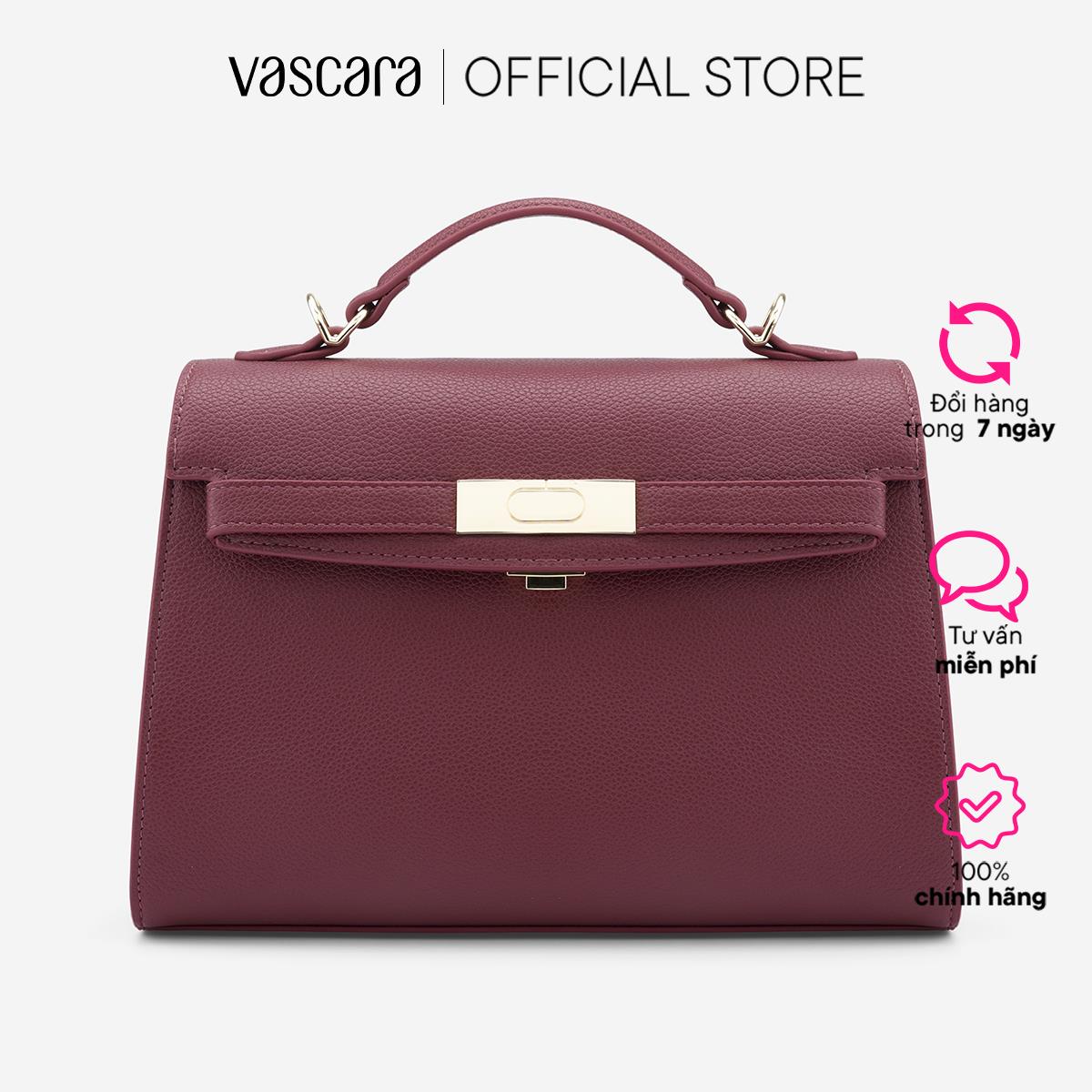  Vascara Túi Cầm Tay Nắp Gập Nhấn Khóa Chữ Nhật - SAT 0336 