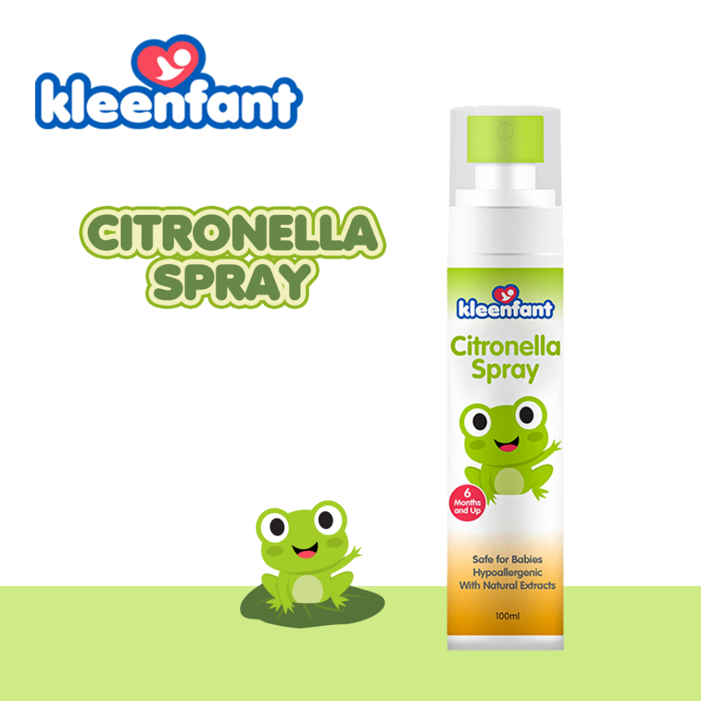 Kleenfant Citronella Collection Spray Lotion and Stick-On Patches Hypoallergenic Non-Sticky