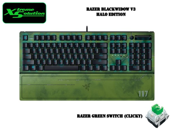 Razer Blackwidow V3 Halo Infinite Edition Mechanical Keyboard Singapore