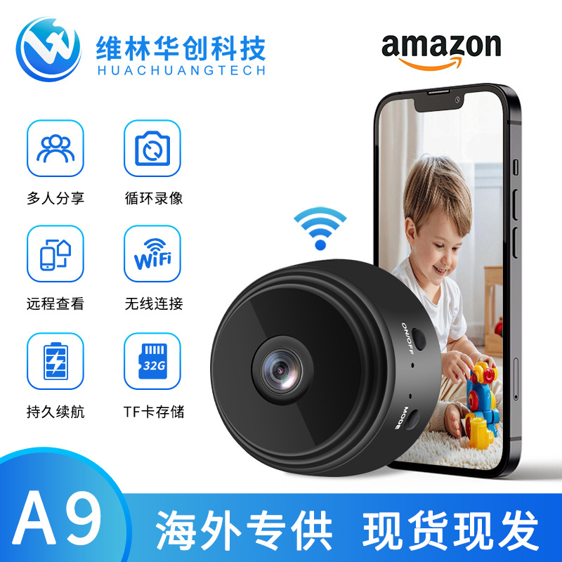 A9 Máy Ảnh Máy Ảnh Không Dây wifi Máy Ảnh Máy Ảnh An Ninh HD Tại Nhà Máy Ảnh Thể Thao Ngoài Trời a9