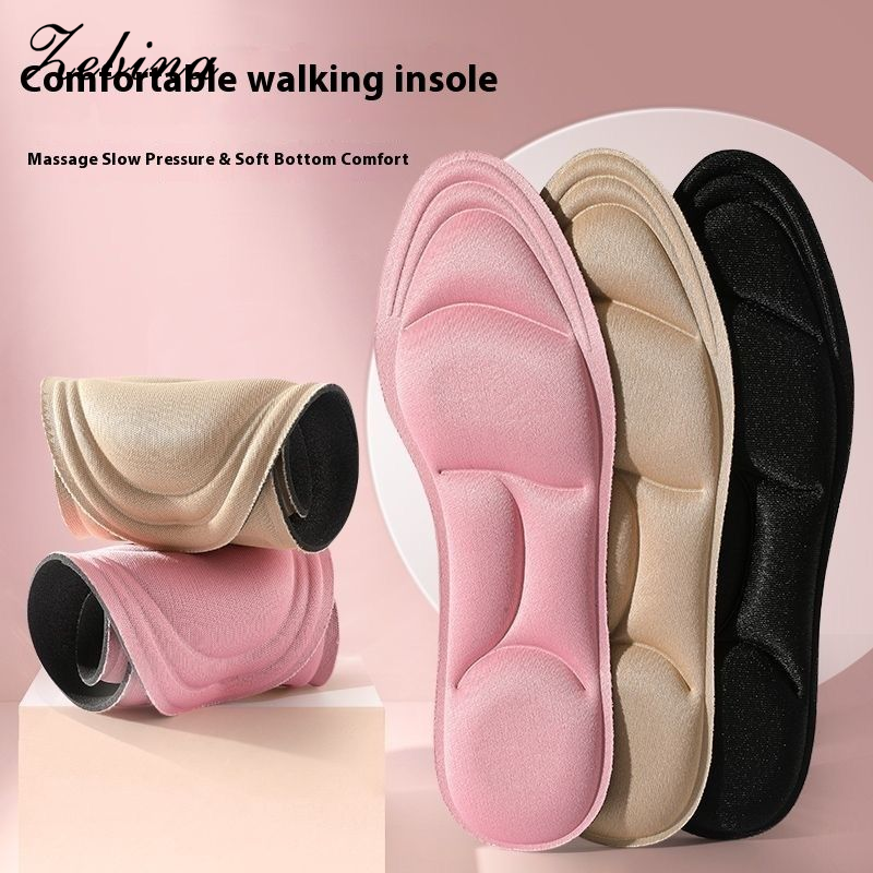 Zebina Soft Material 5D Sports Insoles - Enhance Blood Circulation, Suitable for Multiple Shoe Types - ยี่ห้อ Zebina ราคา 22 บาท*ส่งฟรี
