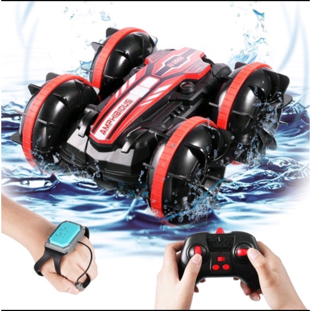 Xe ô tô điều khiển từ xa drift rc tốc độ cao xe lội nước chạy dưới nước bằng cử chỉ tay Cảm ứng Cảm Biến Đeo Tay 2.4Ghz 