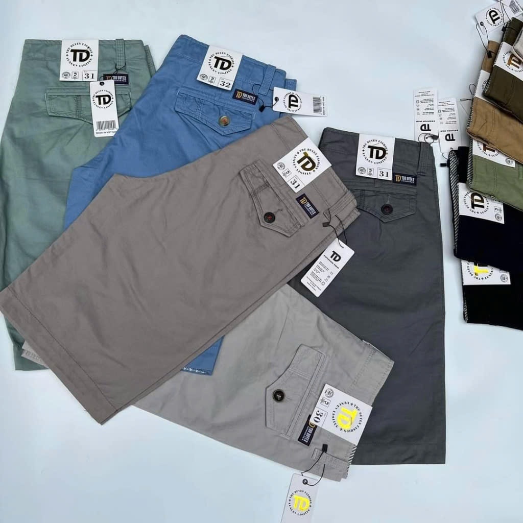 Quần Short Kaki Nam (45-98 kg), Quần Short Nam AX Chất Vải Mềm, Nhiều Màu Trẻ Trung, Form Chuẩn