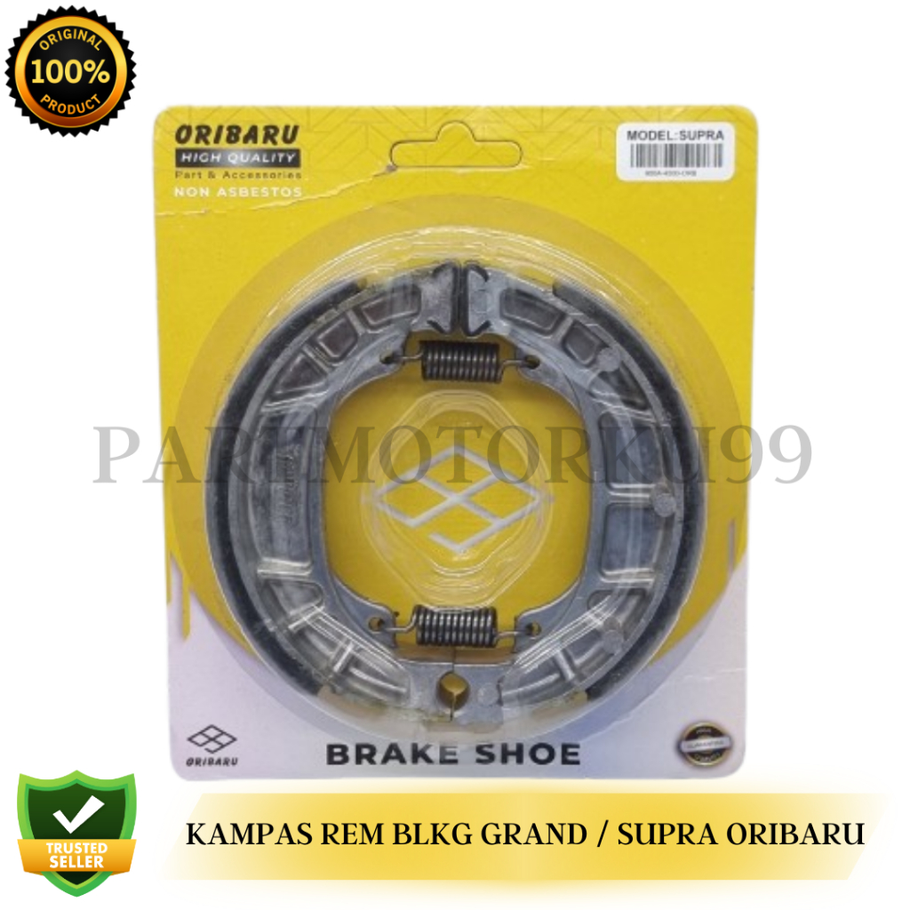 KAMPAS REM TROMOL BELAKANG BRAKE SHOE GRAND / SUPRA ORIBARU Harga  18,088 Ringgit*Penghantaran Percuma