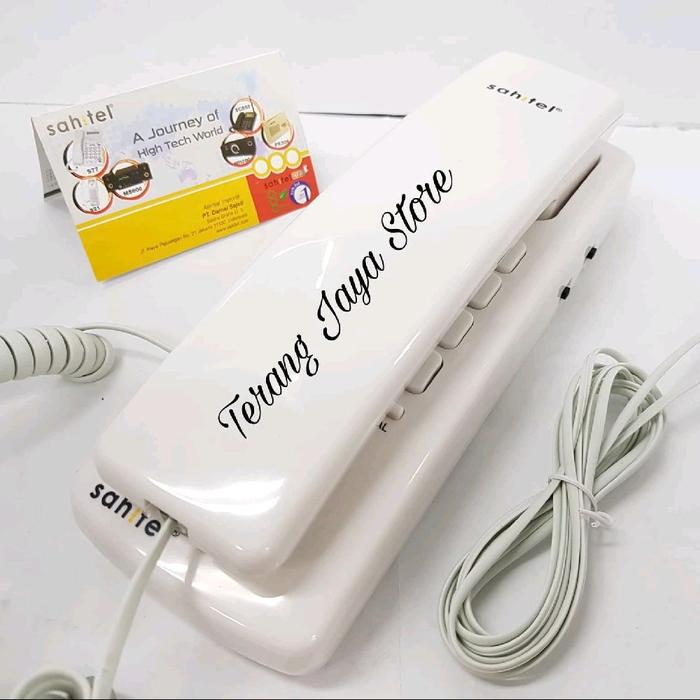 TELEPON KABEL SAHITEL S21 PESAWAT TELEPON KABEL SAHITEL S-21 (PUTIH) Giá 237,000 Đồng*Miễn phí vận chuyển