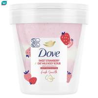 Dove โดฟ บอดี้ สครับ สวีท สตรอว์เบอร์รี่ แอนด์ โอ๊ตมิลค์ 250 กรัม