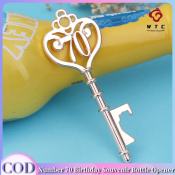 70th Birthday Key Bottle Openers - Party Decorations & Gifts