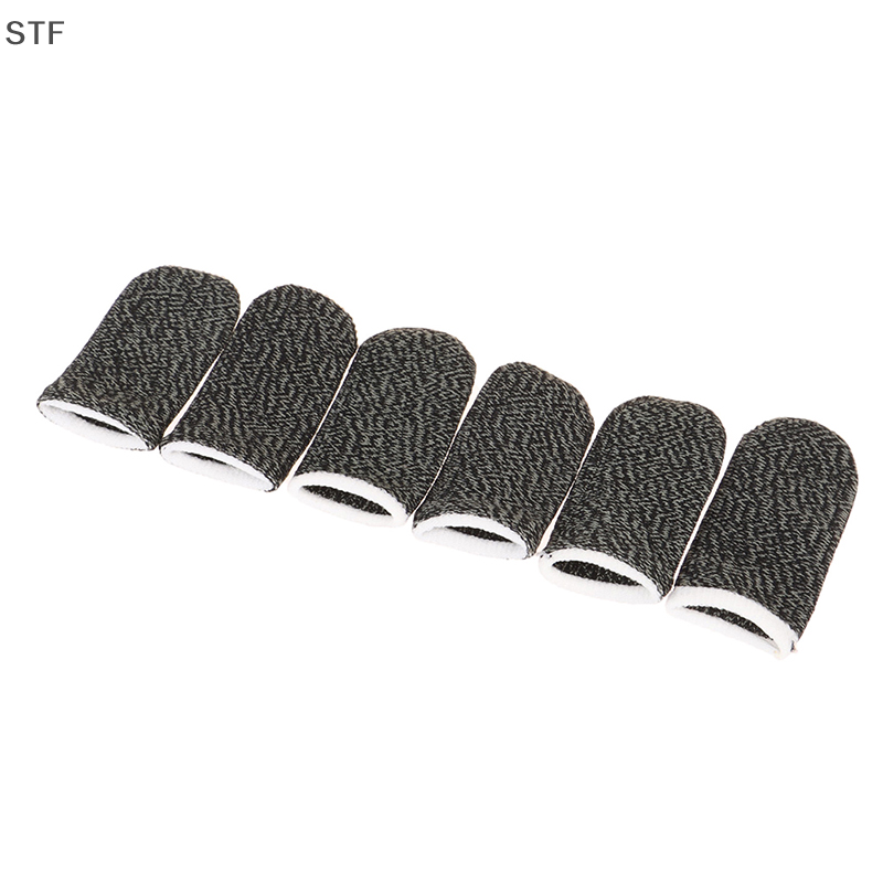 STF 6Pcs Mobile Game Sweat-proof Fingers Gloves Touch Screen Thumbs Finger Sleeve Presyo 52 Piso*Libreng Shipping