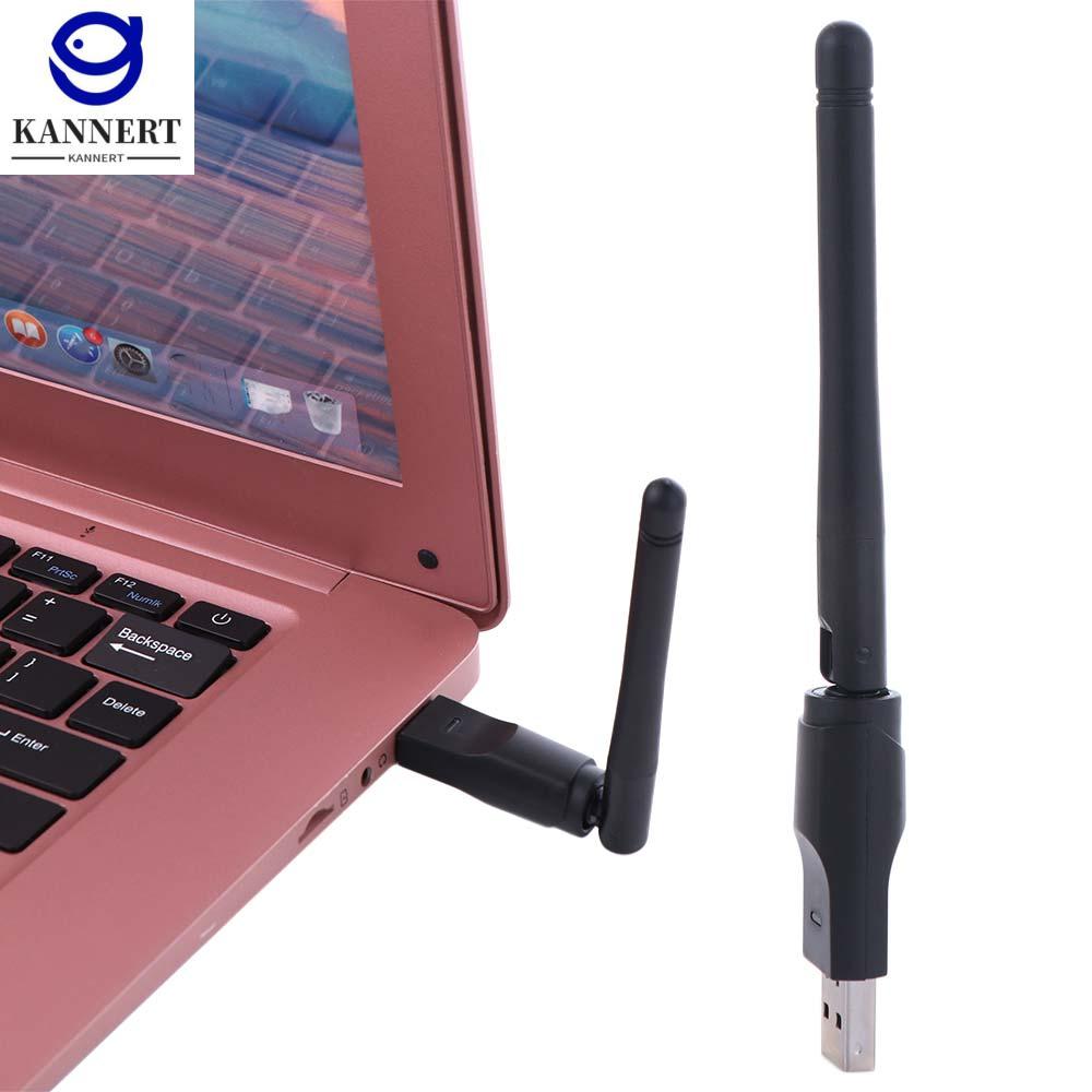 KANNERT ยูเอสบี การ์ดเครือข่าย MT7601 150Mbps ดองเกิล Wi-Fi MT7601/8188 ตัวรับสัญญาณไวไฟ เล่นและเล่น สายอากาศสำหรับใช้ในบ้าน อะแดปเตอร์ USB WiFi 150Mbps สำหรับคอมพิวเตอร์/โทรศัพท์ ราคา 79 บาท*ส่งฟรี