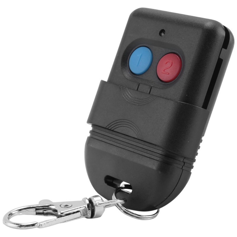 (SNMI) 8 Dip Switch Smart Copy Remote Control Fixed Code 2 CH Duplicator for Gate Garage Door Opener or Alarm System