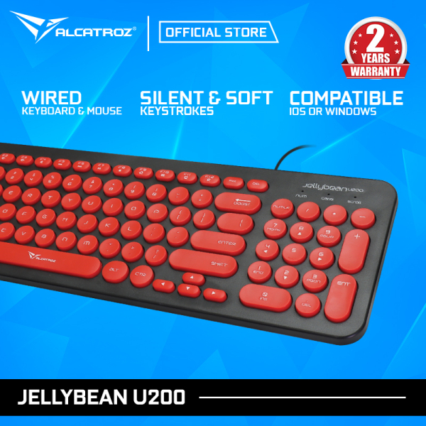 Alcatroz USB Wired keyboard JellyBean U200 Singapore