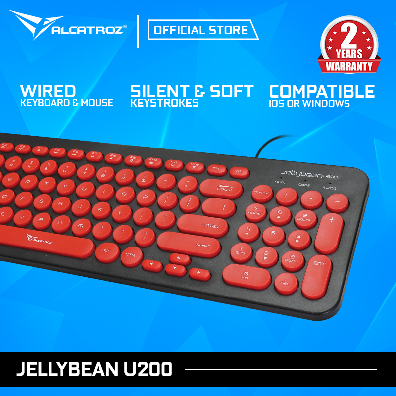 Alcatroz USB Wired keyboard JellyBean U200 Singapore
