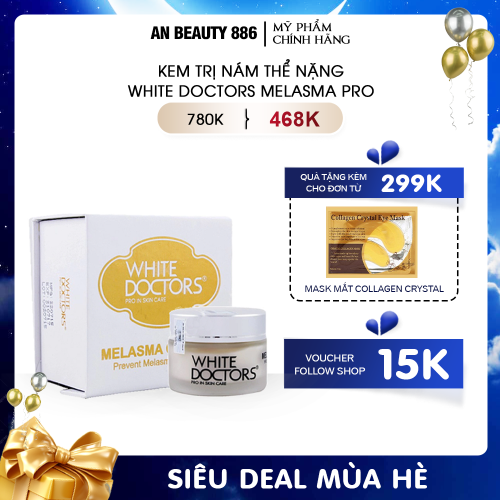 Kem Trị Nám Thể Nặng White Doctors Melasma Pro 40gr