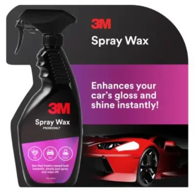 3M Spray Wax 400ml 39034LT (free 1 x charcoal bag)