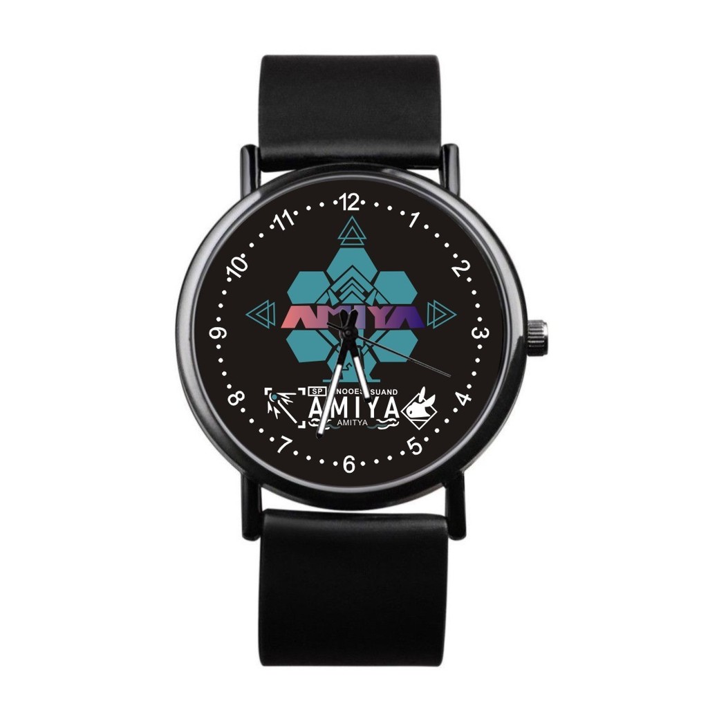 Amiya arknights: endfield kaltsit talulah không thấm nước Đồng hồ thạch anh sinh viên pha lê thủy ti