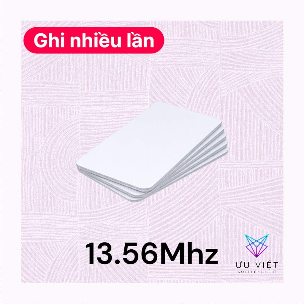 [Sao Chép Điện Thoại]  Set 5/10 thẻ từ RFID CUID tần số 13.56Mhz (Dùng được cả Android và máy chuyên dụng có NFC)