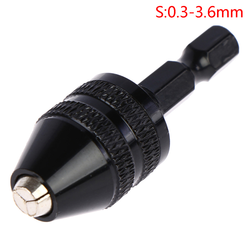 KWB Mâm cặp khoan không chìa khóa chuôi lục giác 1/4 inch Bộ chuyển đổi thay đổi nhanh Bộ chuyển đổi máy khoan