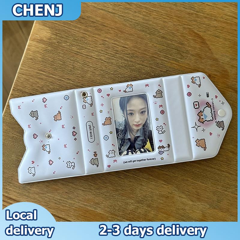 CHENJ 3 Inch 40 Slot Photo Card Card Holder Kpop Binder Idol Postcard Lomo Card Photo Album Collector Card Binder Photocards