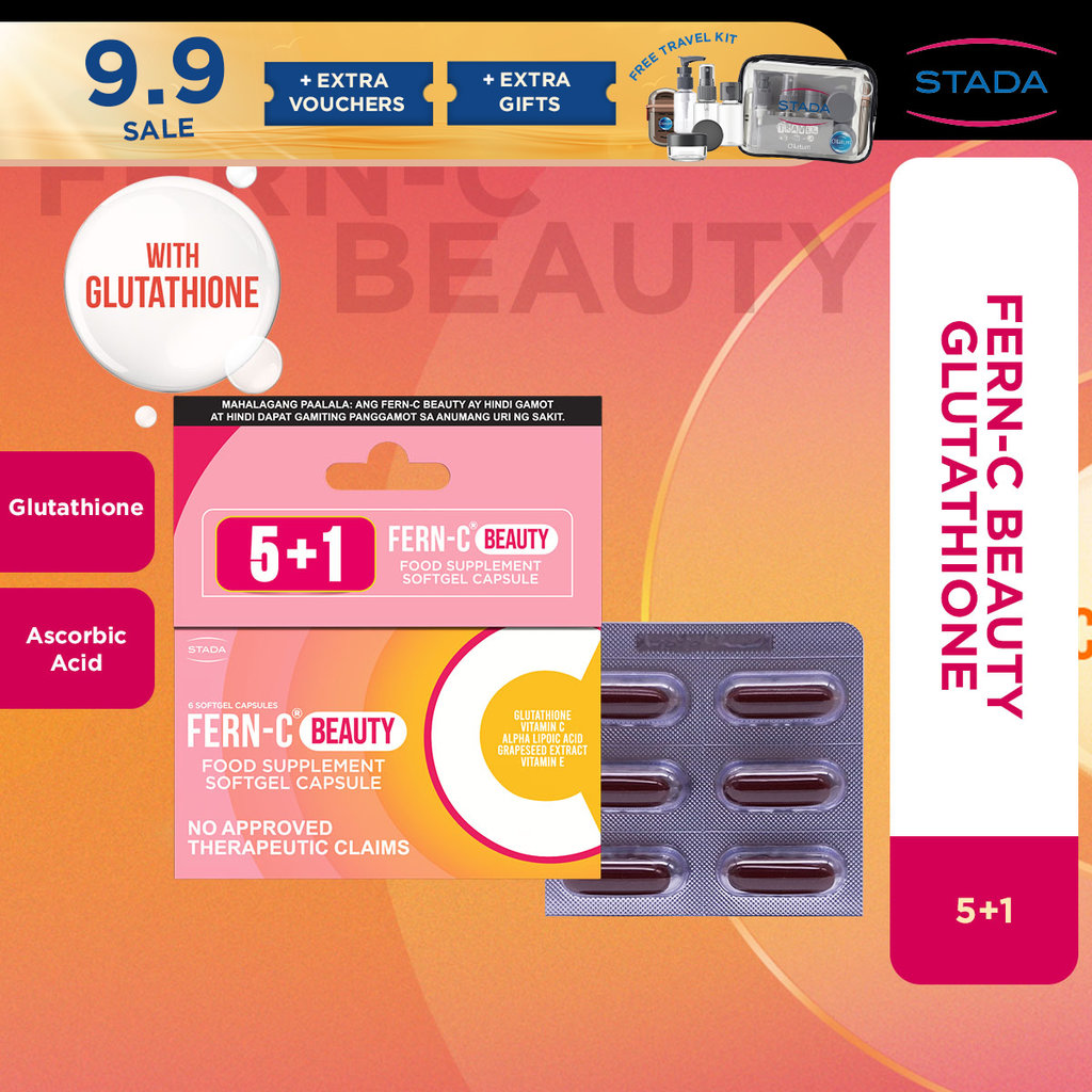 fern c beauty glutathione Fern-C Collagen + Vitamin (5+1 Capsules) 8% copper peptide serum Size:31 Day Supply - BDL T.P Vitamin B12 Cyanocobalamin