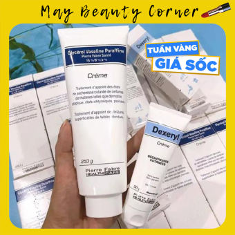 Kem chống nẻ, chàm Glycerol Vaseline Paraffine Creme (250g)/ Dexeryl 50g Pháp giúp chăm sóc sâu và vô cùng lành tính cho da