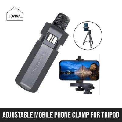Mobile Phone Holder Adjustable Clamp for Tripod Monopod Gopro Camera Selfie Monopod Tripod Holder Mount Bracket Accessories