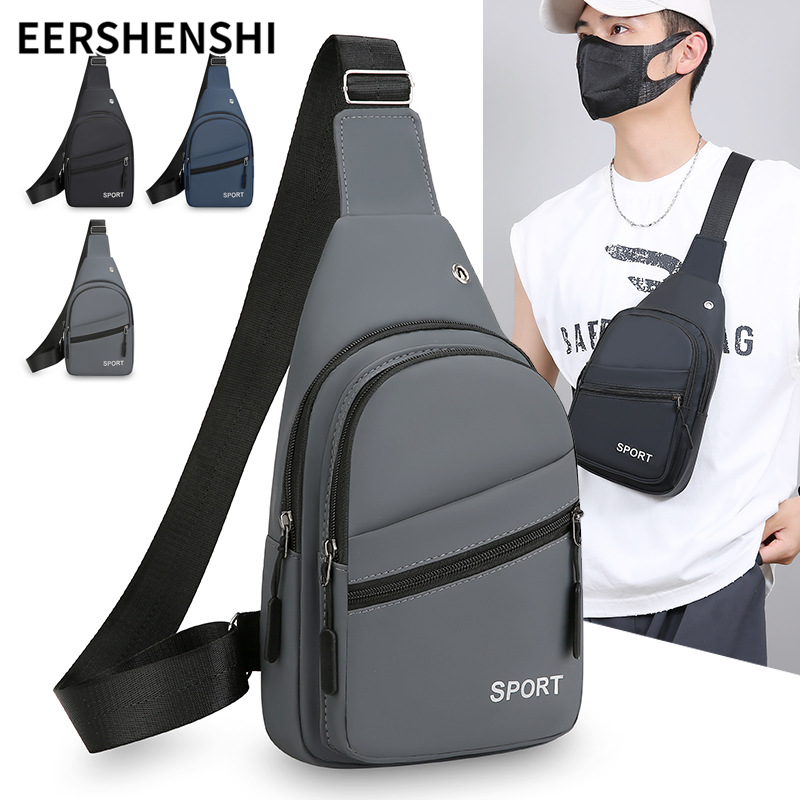EERSHENSHI  Túi Đeo Chéo Du Lịch Nam Thường Ngày Chống Thấm Nước Thiết Kế Chống Mài Mòn Túi Đeo Ngực Đeo Một Vai Xách Tay