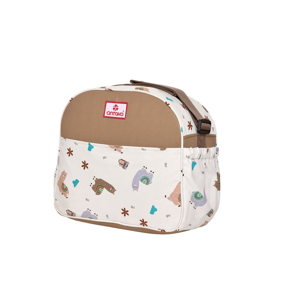 Cintaka Tas Bayi Medium Saku Print Alpaca Series CBT3452
