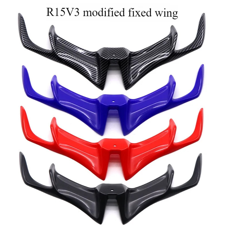Yamaha phụ kiện sửa đổi xe máy yamaha R15 V3 phụ kiện xe máy mỏ chim Phụ Kiện Xe máy Yamaha trước fairing winglet