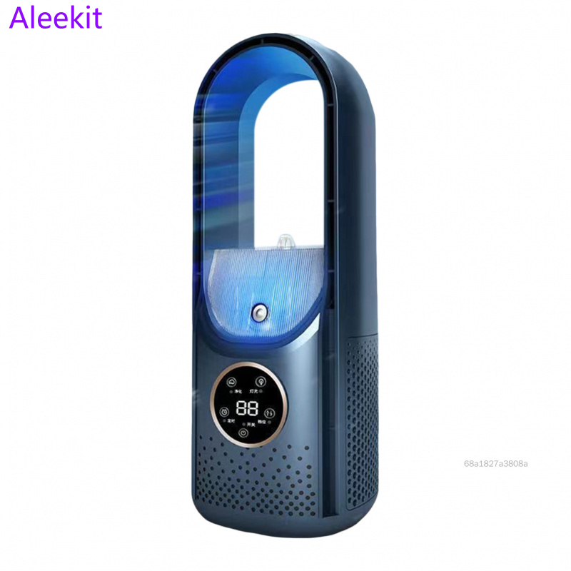 Xiaomi พัดลมเครื่องปรับอากาศพกพา จอแสดงผล LED พัดลมตั้งโต๊ะไร้ใบพัด USB แอร์คูลเลอร์ พัดลมตั้งเวลาเงียบ 6 สปีด TF-Ari-TH ราคา 422 บาท*ส่งฟรี