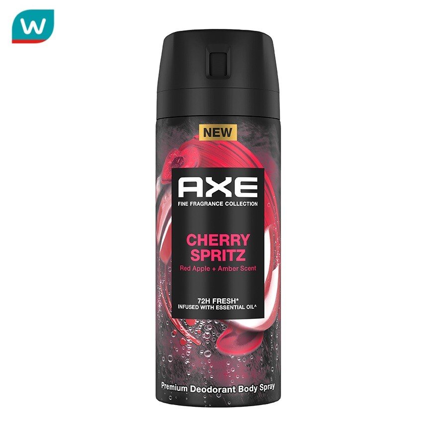 Axe Deodorant Body Spray Cherry Spritz Premium 135 Ml. สเปรย์ ลดเหงื่อระงับกลิ่นกาย ราคา 195 บาท*ส่งฟรี