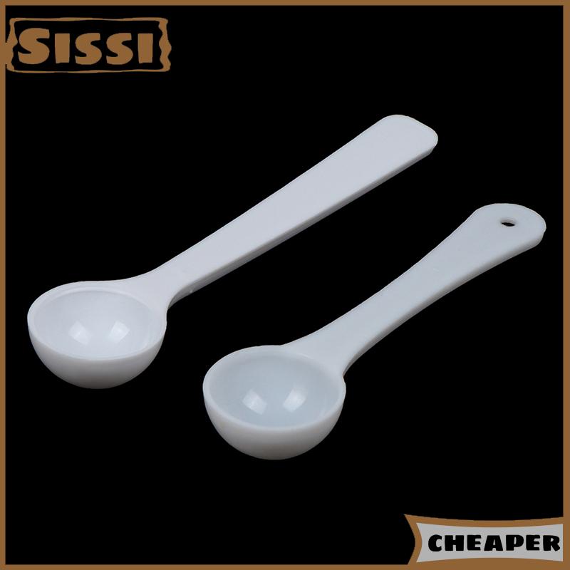 Sissi 20 cái muỗng nhựa 1g muỗng/Thìa dùng cho thực phẩm/sữa/thìa đo medcine
