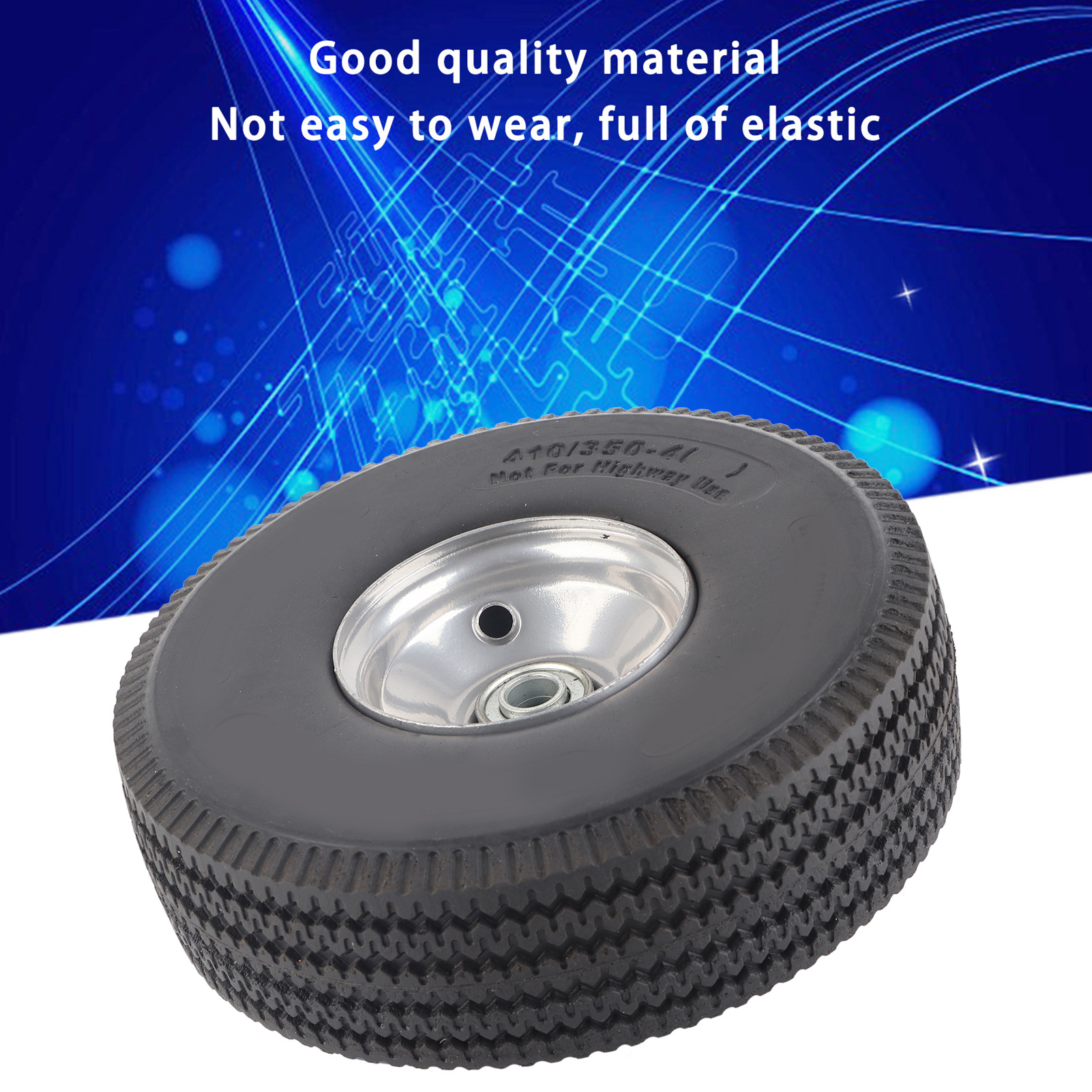 Tiện ích lốp xe rắn không săm thay thế phẳng miễn phí lốp bánh xe 3/5 mang cho xe đẩy cho giỏ hàng để xe kéo