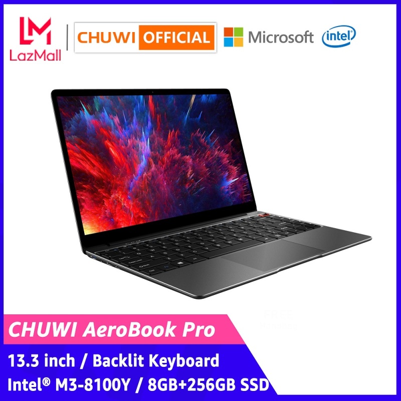 CHUWI Official Aerobook pro 13.3 Inch Laptop IPS Screen | Intel Core M3-8100Y Processor | 8GB+256GB SSD Dual Wifi Slim Lightweight Business Notebooks