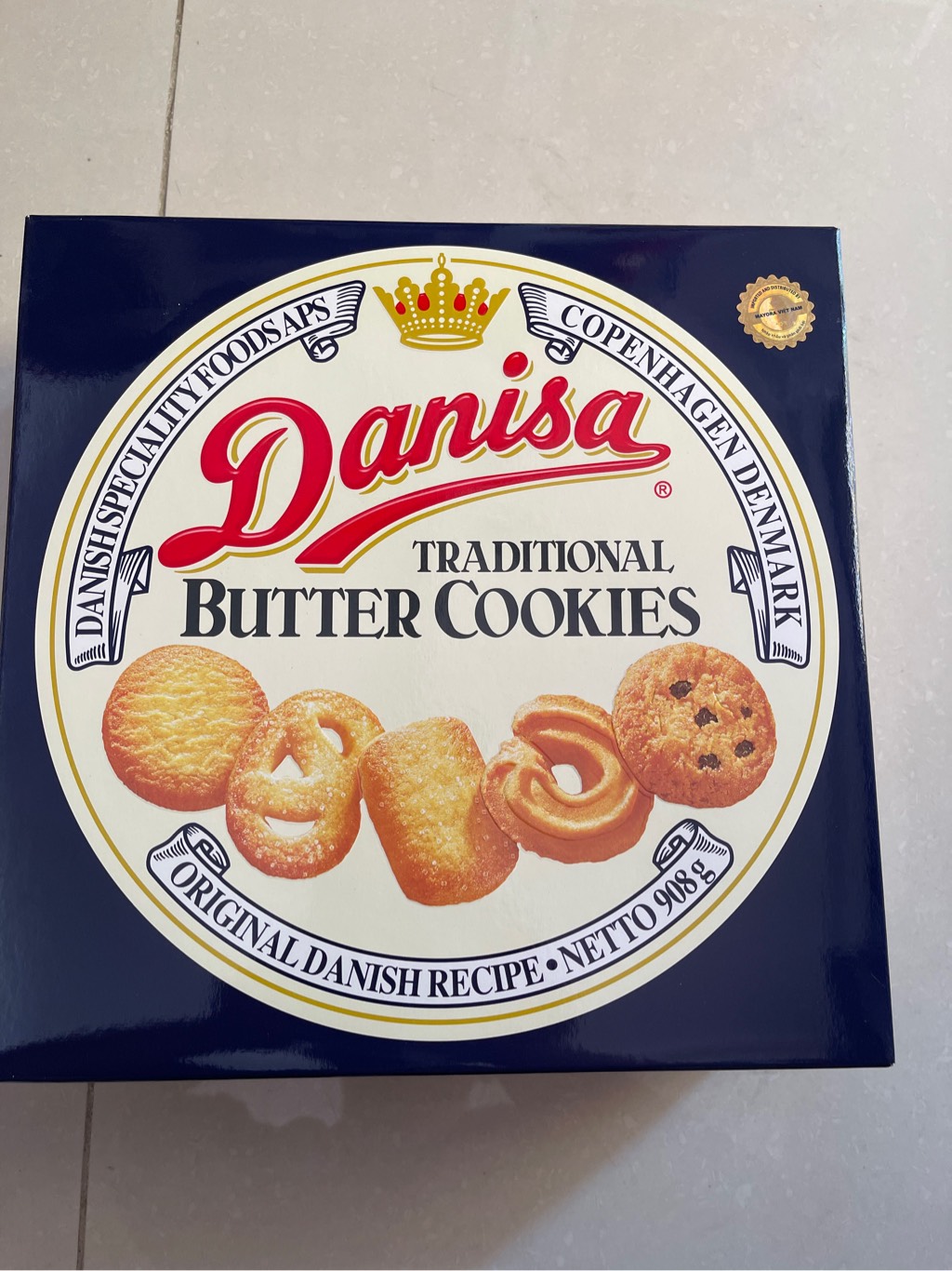 Bánh quy bơ sữa Đan Mạch Danisa size to 908g