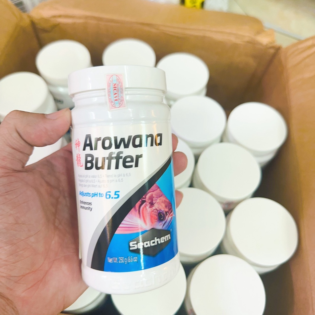 Seachem - arowana buffer tem chính hãng| ổn định ph 6.5 cho nước hồ cá rồng