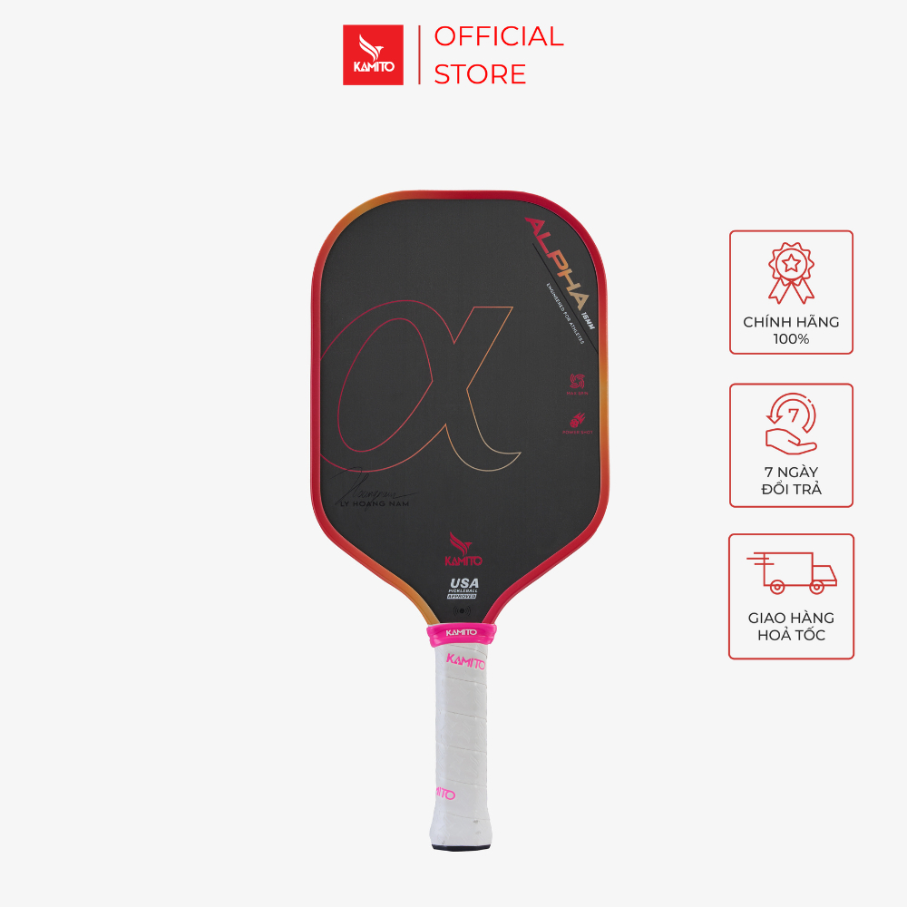 Vợt Pickleball Kamito Alpha (14mm)_Vợt Pickleball Lý Hoàng Nam