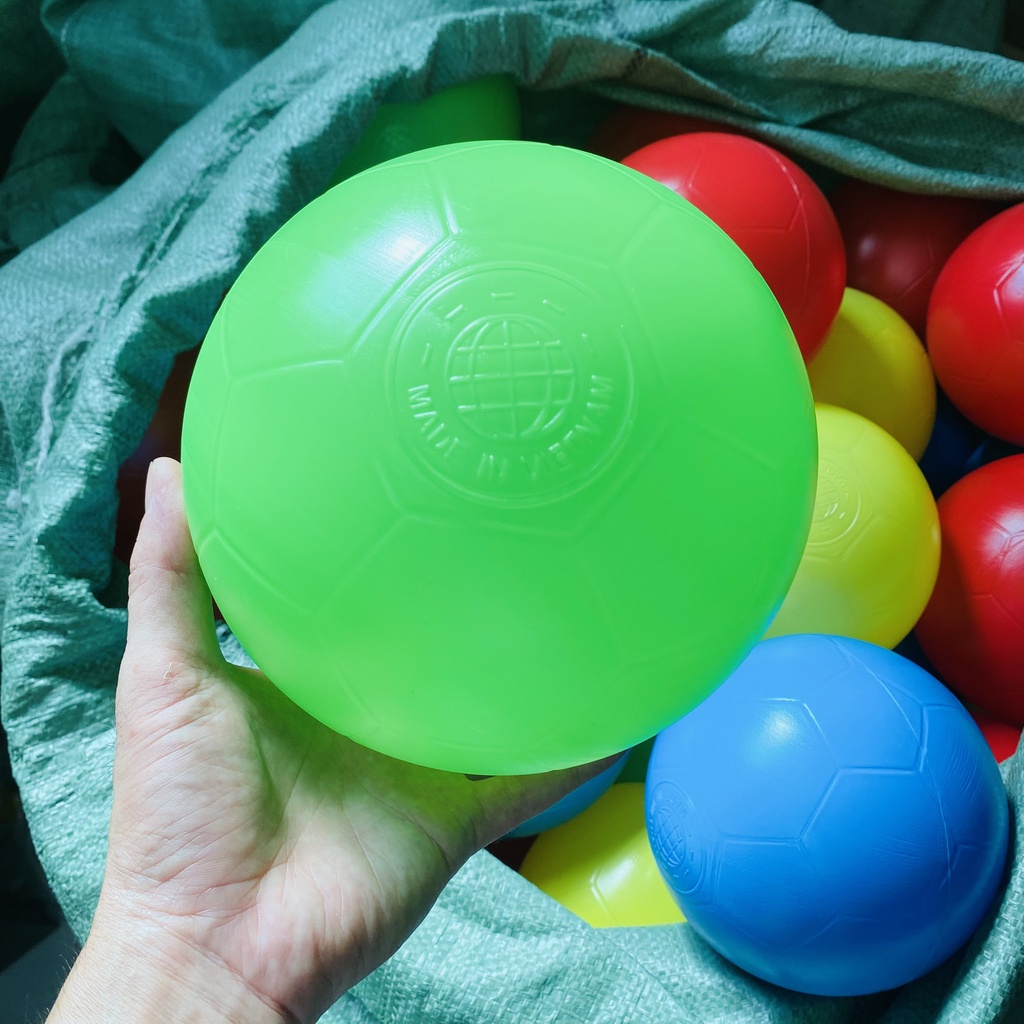 Bóng nhựa Hàn-Việt cao cấp 15cm-18cm nhựa Hàn an toàn cho Bé bóng nhựa đá bóng bóng đồ chơi nhựa HDP