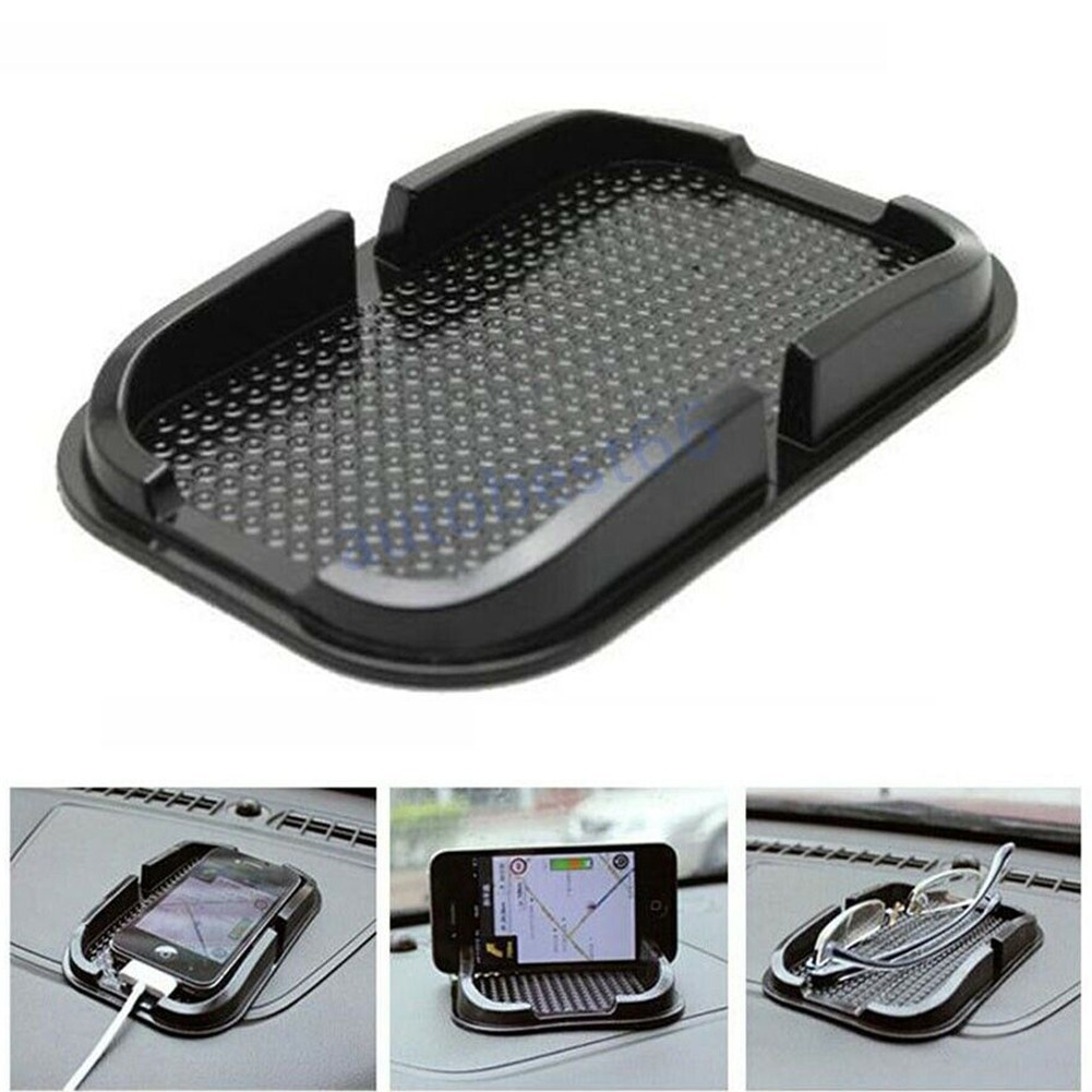 Useful Interior Car Non-slip Mat Mobile Mount 1 Pcs 6.1x3.93x0.78 Inch