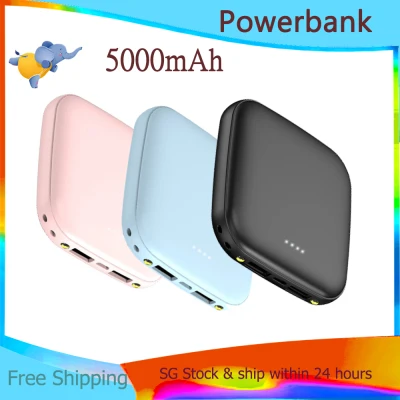 Mini Power Bank 5000mAh Smartphone Portable Fast Charger Powerbank For Xiaomi iPhone 11 External Mobile Battery