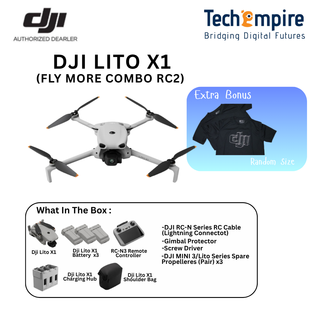 DJI LITO 1 / LITO X1 Beginner-Friendly Camera Drone Video