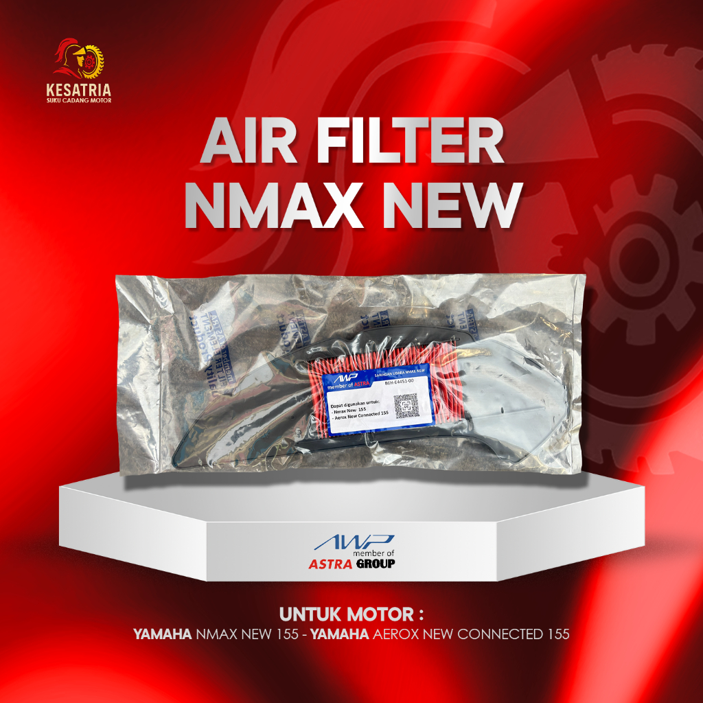 Air filter Nmax new 155/Aerox new conneted 155 Harga 44,000 rupiah*Gratis Ongkir