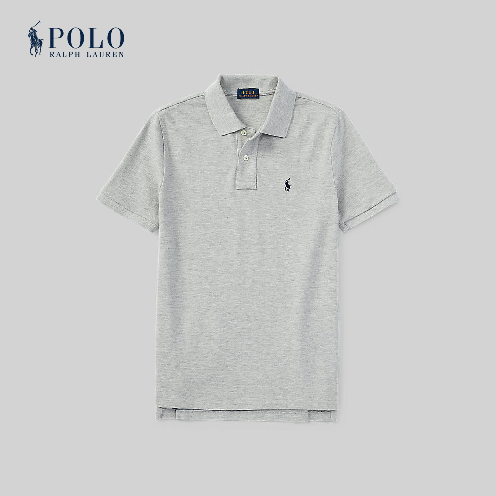 Polo Ralph Lauren Kids Boys Polo-The Iconic Mesh Polo Shirt CWPOKNIBN820079 020 Grey ราคา 3,600 บาท*ส่งฟรี