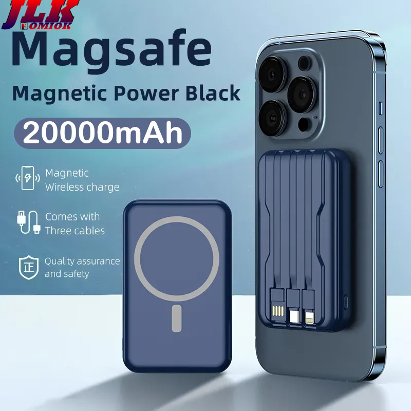 [JLK] 20000mAh MagSafe Wireless Power Bank for Type / iphone Portable External Auxiliary Battery FD2